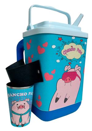 Set de terere con diseño de Chancho Pato