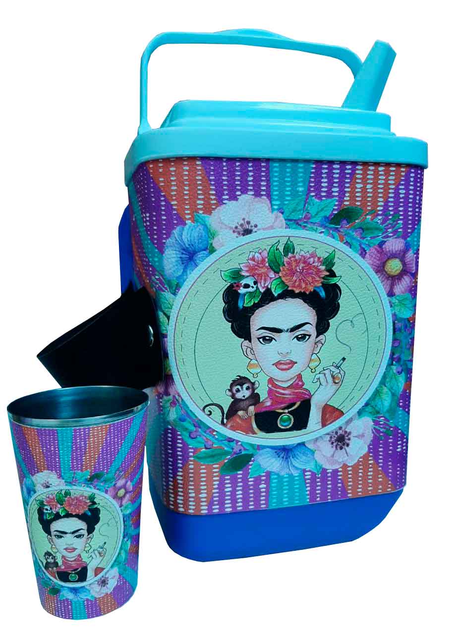 Set de terere con diseño de Frida Kahlo