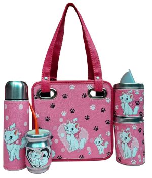 Set matero mini 5 piezas con diseño Gatita