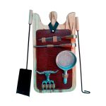 Set de asado atizador estuche bordo