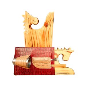 Set de tablas para asado estuche bordo