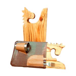 Set de tablas para asado estuche suela