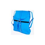 Mochila de eco cuero azul por mayor