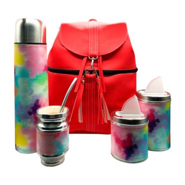 Set de mate Batty rojo