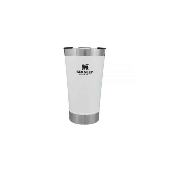 Vaso termico cervecero Stanley blanco