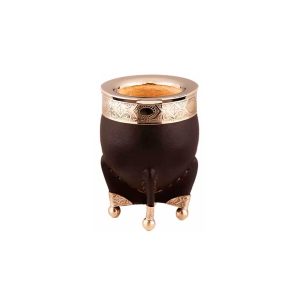 Mate imperial puntas de base y bolitas de alpaca