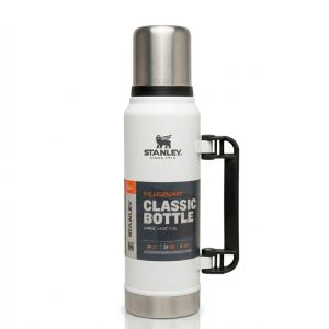 Termo replica Stanley 1.3 litros blanco con manija