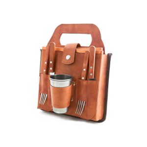 Kit de asado Argentino doble cubiertos y vaso personalizado