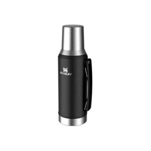 Termo mate system replica Stanley color negro de 1.2 litros