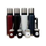 Termos por bulto cerrado de 20 unidades de 1.2 litros 4 colores importados