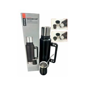 Termo de 1.4 litros para grabado laser y regalos emrpesariales con mate y bombilla de regalo